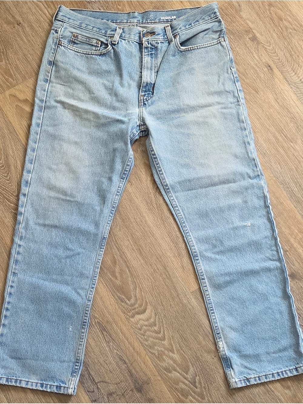 George Light and Blue Men's Jeans - Classic Straight Fit